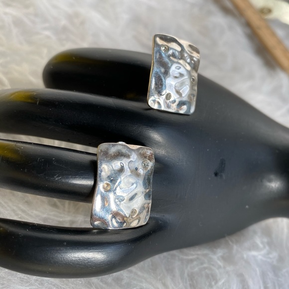 Hagit Gorali ‘Frozen in Time’ Sterling Silver 925 Earrings - Picture 4 of 5